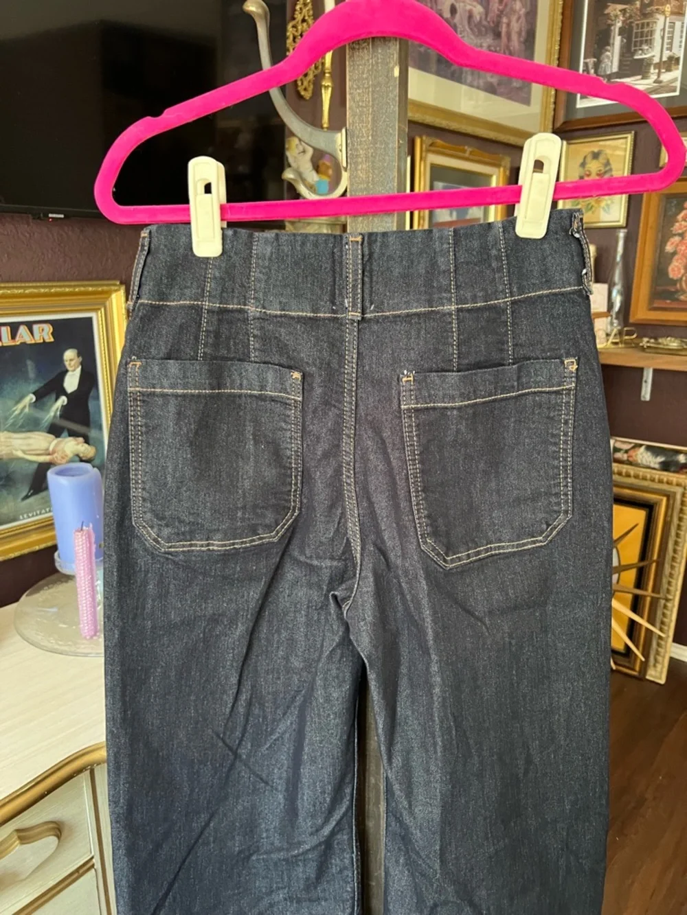 Anthropologie Colette Crop Wide-Leg Jeans by Maeve 27 - Picture 8 of 11